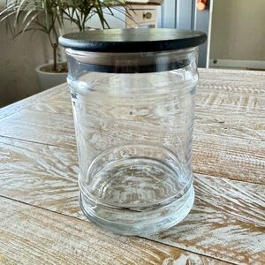 🕯️Empty Bridgewater Glass Candle Jar w/ Lid🕯️